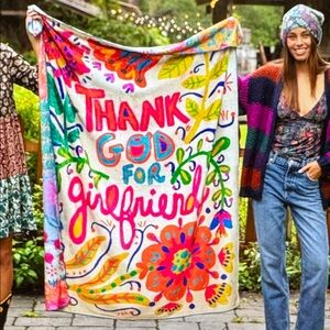 NATURAL LIFE Thank God for Girlfriends Blanket